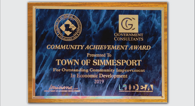 Town of Simmesport Community Achievement Award