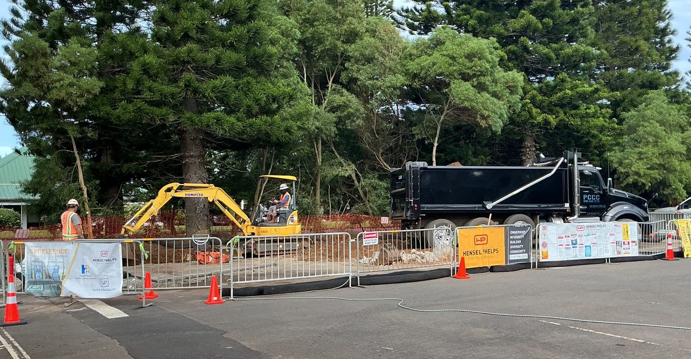 Construction Begins on New Electric Vehicle Charging Station at Princeville Library in Kaua‘i