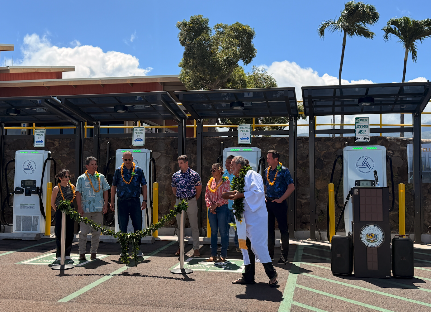 NEVI Fast Charging Site at Maui Kapalua Airport